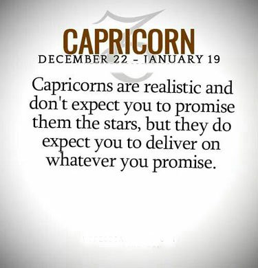 Man is with you done when a capricorn How To