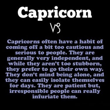 A say to what man to capricorn Sweet Things